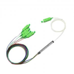 QYY- G652D G657A1 G657A2 Steel Tube PLC Fiber Optic Splitter 1x4