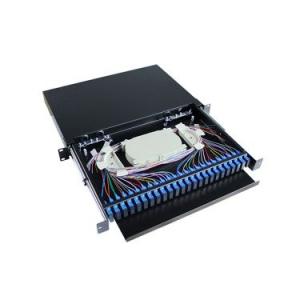 QYY-  ODF 24 Ports 48 core LC UPC 1U fiber optical drawer patch panel