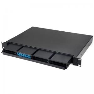 QYY- 1U 96 Core 19'' Sliding Type Rack 24 LC MPO Port Fiber Optic Patch Panel