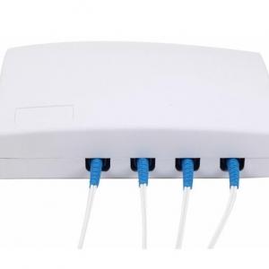 QYY- 4 ports SC LC Fiber Optic Wall Outlet Faceplate terminal box