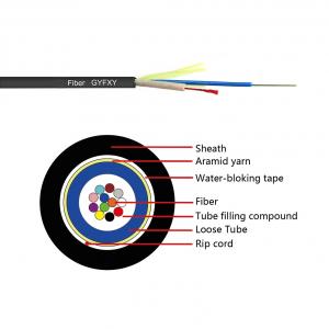 QYY- Fiber Optic Cable GYFXY G652D Single Mode Glass Yarn