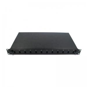QYY- 12 core patch panels can accommodate 24 LC adapters
