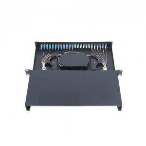 QYY- 19'' Rack Mounted Duplex Port Fixed 24 Port Lc Fiber Patch Panel 