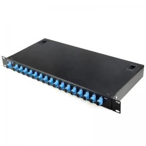 QYY- 1X8 Fiber PLC Splitter 1U 19 Rack SC UPC