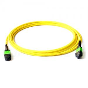 QYY-  24 Fibers Low Loss 0.35dB Type A B Plenum (OFNP) OS2 9/125 Single Mode Trunk Cable, Yellow