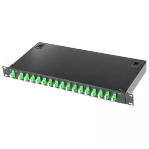 QYY- 2X32 Fiber PLC Splitter 1U 19 Rack LCAPC
