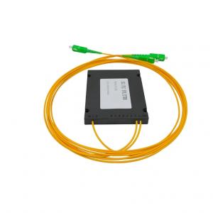 QYY- Fiber Optical PLC Splitter 1*2 2.0/3.0mm ABS Box