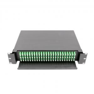 QYY- LC 2U Fiber Optical Patch Panel With Cold Rolled Steel Box