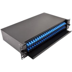 QYY-  ODF Patchpanel 19in 2U 144 core Tiroirs fibre optique coulissants