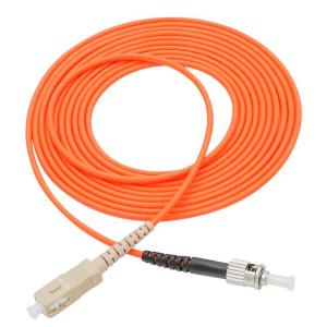QYY-  SC-ST OM1/OM2 Patchcordlar LSZH Orange Optical Fiber Patch Cord
