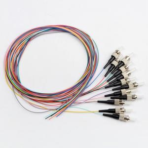 QYY- ST 12 Fiber SM Multi Color Fiber Optic Pigtails 1Meter QYY- ST 12 Fiber SM Multi Color Fiber Optic Pigtails 1Meter
