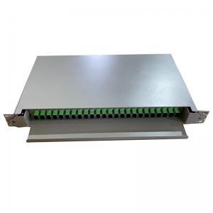 QYY- 1U 24-48 Fibers Sliding Fiber Patch panel SC