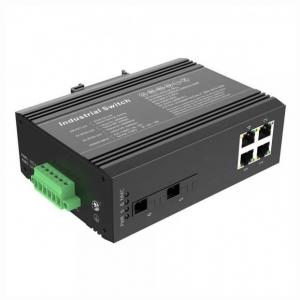 QYY-4RJ45 Small Industrial Fiber Ethernet Media Converter 